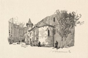 Aziz Julien le Vauvre, Dış görünüm by Auguste Louis Lepère