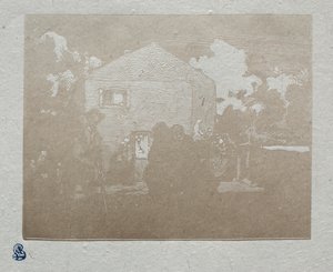 Son Evdeki Dilenciler, 1905. by Auguste Louis Lepère