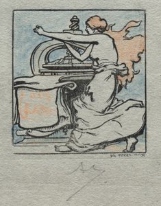 Yazıcı. by Auguste Louis Lepère