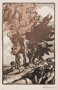 Dinlenme Yeri, 1904. by Auguste Louis Lepère