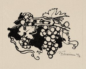 bir çıkmaz lamba by Auguste Louis Lepère
