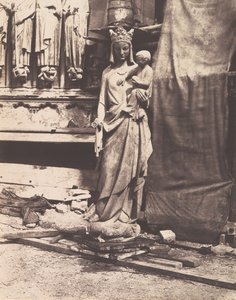 [Bakire ve Çocuk Heykeli, Notre Dame, Paris], 1853-1854.
