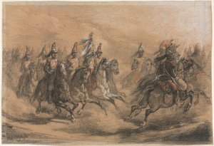 Süvari Hücumu by Auguste Raffet