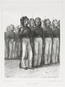Türk Piyade, Chasseurs, 1837. by Auguste Raffet