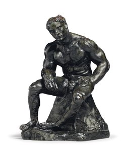 Amerikalı Sporcu; Atlet Americain, 1901; C. 1927-1935 by Auguste Rodin
