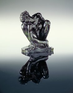 çömelmiş çıplak by Auguste Rodin
