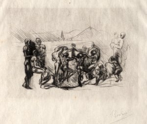 La Ronde, 1883. by Auguste Rodin