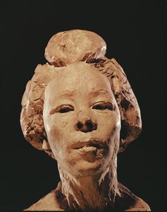 Madam Hanako, 1908 (kil) by Auguste Rodin