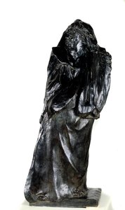 Balzac Honore Anıtı Son çalışmadan önce. Heykel Auguste Rodin (1840-1917) 1897 Paris, Musee Rodin by Auguste Rodin