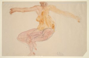 çıplak Dans etme by Auguste Rodin