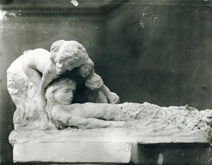 Şairin Dirilişi (alçı) by Auguste Rodin