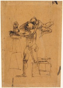 Heykeltıraşın Dehası, c. 1880-1883. by Auguste Rodin