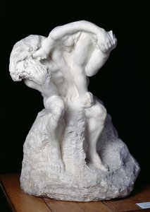 Heykeltıraş ve İlham Perisi, 1895 by Auguste Rodin