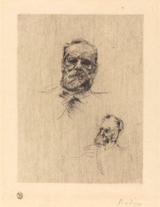 Victor Hugo, DeFace, 1886. by Auguste Rodin