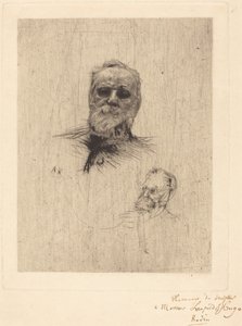Victor Hugo, DeFace, 1886. by Auguste Rodin