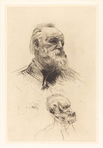 Victor Hugo, Üç Çeyrek by Auguste Rodin