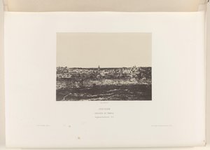 Gezicht op Jeruzalem, ommuring van de tempel ile bir araya geldi Kudüs. Tapınak muhafazası. Doğu yüzünün genel görünümü (nesne üzerindeki başlık) by Auguste Salzmann