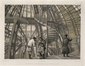 Katedralin içindeki metal yapı Gönderen: Saint Isaacs Katedrali'nin İnşaatı, 1845
