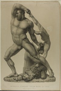 Herkül Lichaları Denize Atıyor by Auguste de Valmont