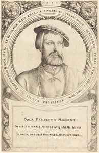 Doktor Stephen Schwartz, 1548. by Augustin Hirschvogel
