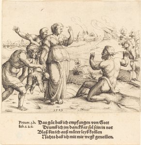 İş Talihsizliklerini Öğrenir, 1549. by Augustin Hirschvogel