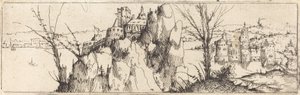 Göl Manzarası [üst plaka] by Augustin Hirschvogel