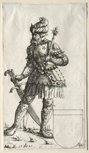 Sigismund II, Polonya Kralı by Augustin Hirschvogel