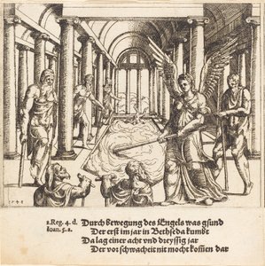 Bethesda Havuzunu Çalkalayan Melek, 1548.