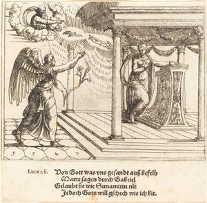 Müjde, 1547. by Augustin Hirschvogel