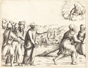 Rab, Marah Sularını Tatlandırıyor by Augustin Hirschvogel