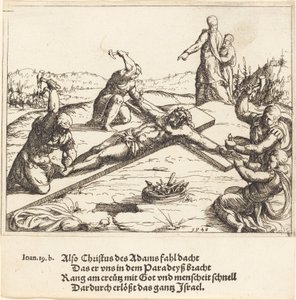 Çarmıha Çivileme, 1548. by Augustin Hirschvogel