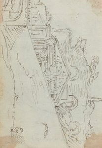 Tiber Kıyısındaki Kadim Harabeler by Augustin Pajou