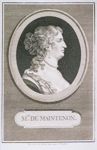 Françoise dAubigne, Madame de Maintenon (1635-1719) by Augustin de Saint Aubin
