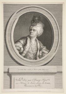 Henri Louis Cain (Le Kain olarak anılır) (1728-1778) by Augustin de Saint-Aubin