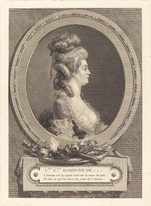 *** Louise Emilie Baronesi by Augustin de Saint Aubin