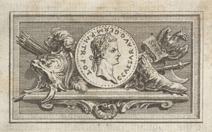 6. Kitapta Caligula Portresi ile Madalya, 1768