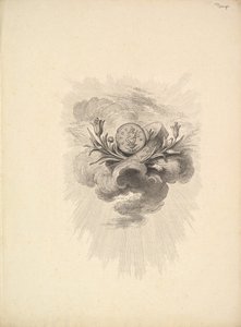 Harpocrate ve Lotus Çiçeklerini betimleyen Madalyalı Vinyet, Cilt I, Sayfa 12, D..., 1778-80