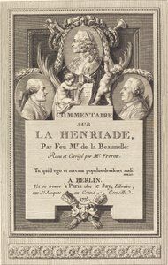 Henriade ile ilgili yorumlar by Augustin de Saint Aubin after Clément Pierre Marillier
