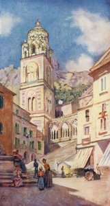 Amalfi Katedrali (renkli lito)