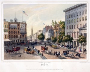 Geniş Yol, bar. 1850 (renkli taş) by Augustus (after) Kollner
