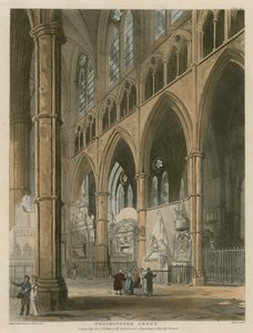 Westminster Manastırı, Londra by Augustus Charles Pugin