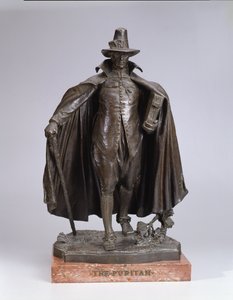 Puritan, döküm 1899 (İtalyan mermer kaide üzerine bronz)