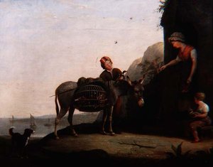 Kümes Hayvanları için Pazarlık by Augustus Wall Callcott