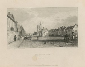 Bow'daki Stratford'un genel görünümü by Augustus Wall Callcott
