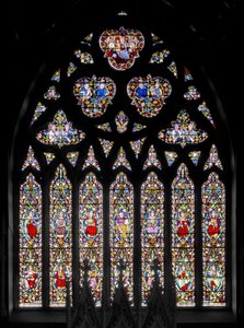 Jesse Ağacı ile Doğu Penceresi, c.1844 (vitray) by Augustus Welby Northmore Pugin