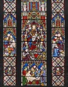 Diriliş Temaları, detay, 1850 (vitray) by Augustus Welby Northmore Pugin