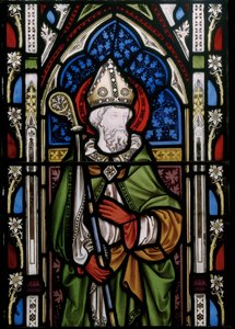 Aziz David, detay (vitray) by Augustus Welby Northmore Pugin
