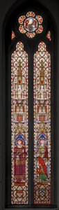 Assisili Aziz Francis ve Havari Aziz Thomas, 1852 (vitray) by Augustus Welby Northmore Pugin