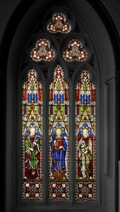 Aziz Thomas, Büyük Aziz James ve Aziz James Az, 1849 (vitray) by Augustus Welby Northmore Pugin
