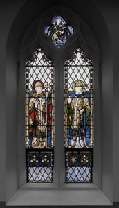 Aziz Thomas ve Aziz Gulielmus, 1848 (vitray) by Augustus Welby Northmore Pugin